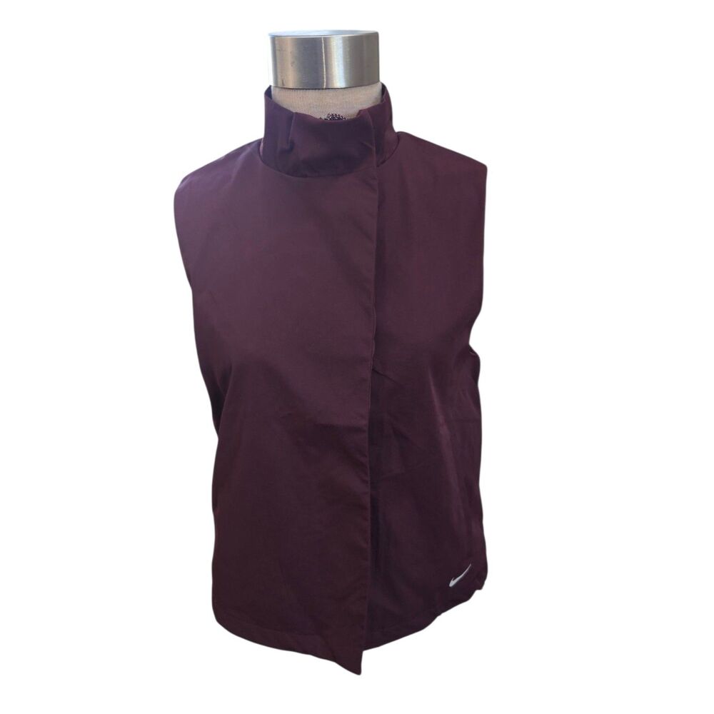 Nike Repel Golf Vest Burgundy Ladies Size S Excellent Pre Owned Condition - Picture 2 of 11